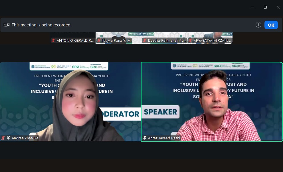 Narasumber Webinar SAYEF